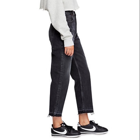 Free People High Waisted Slim Straight Jeans NWT - Picture 3 of 4